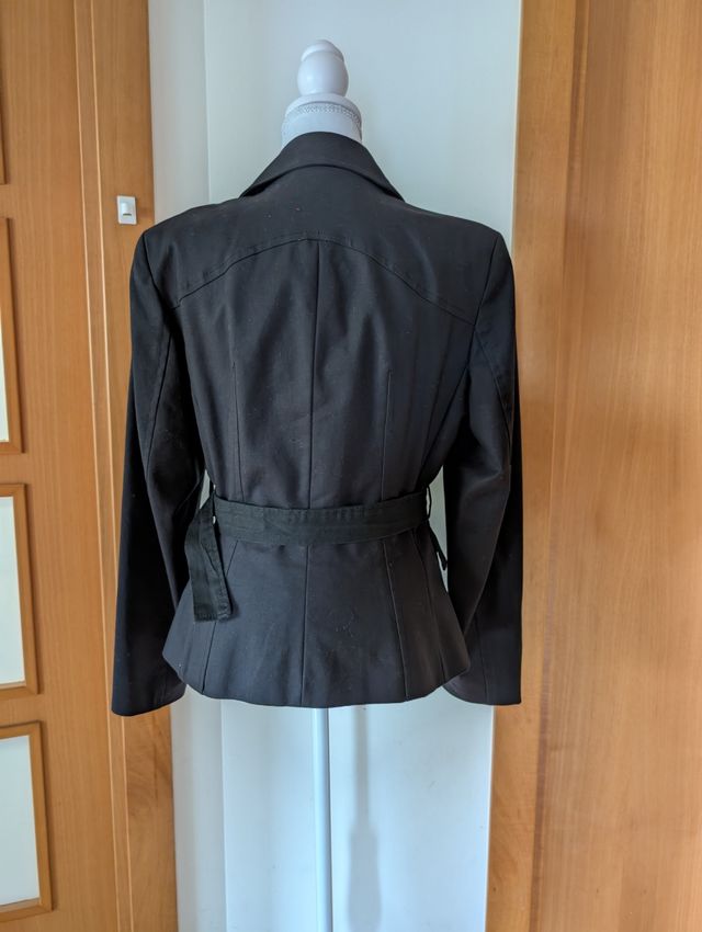 Chaqueta Zara Basic Negra Talla L