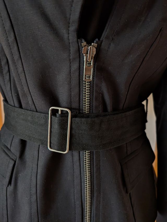 Chaqueta Zara Basic Negra Talla L