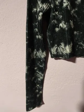 Jersey cuello alto tie dye Y2K