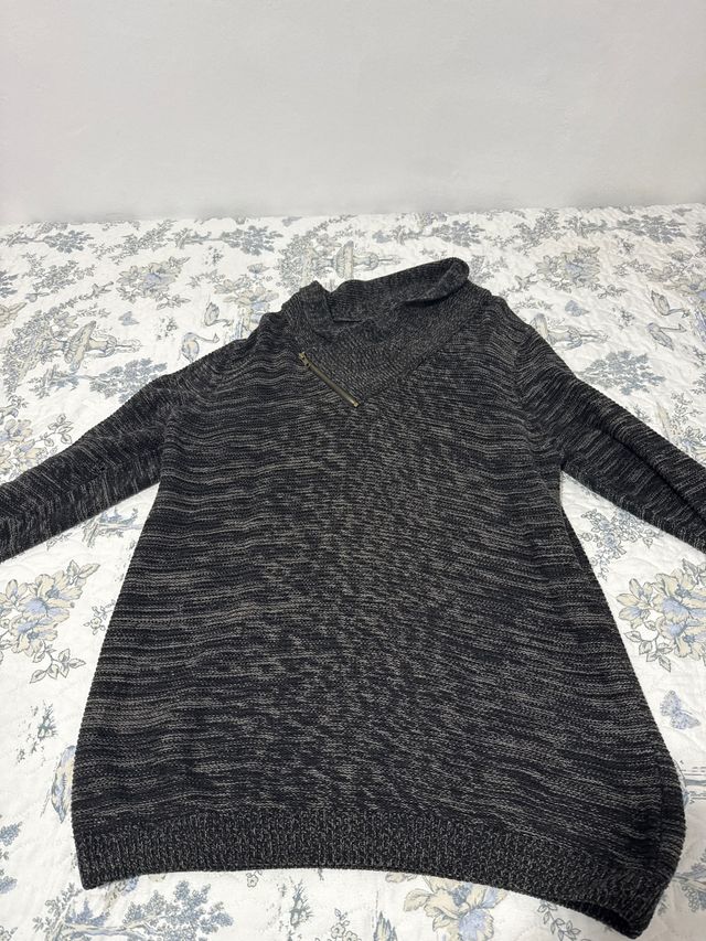 Jersey fino con cremallera