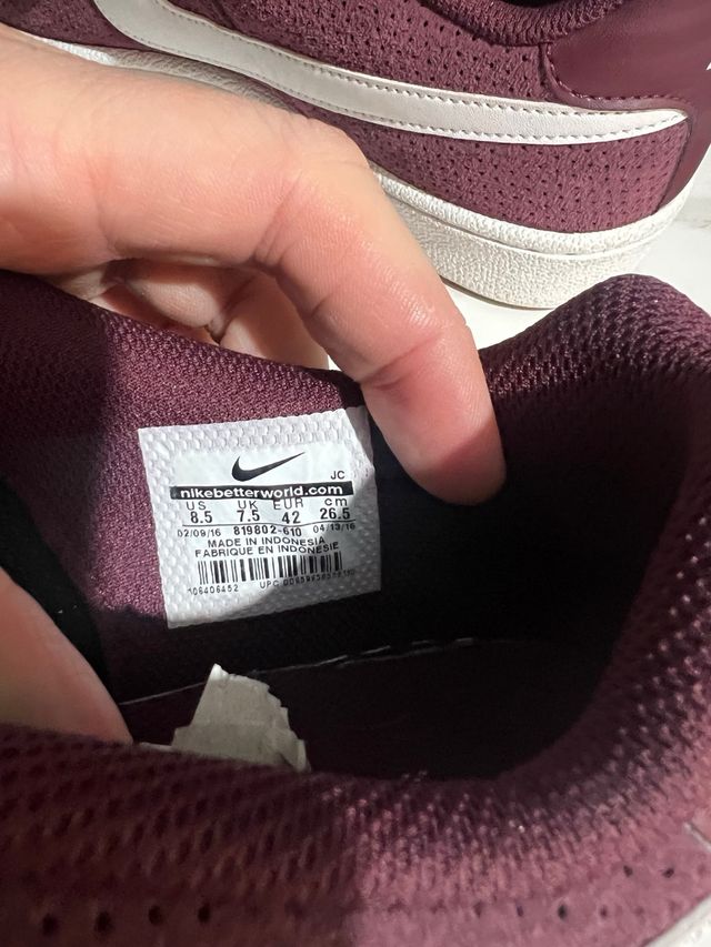 Zapatillas Nike Granate Talla 42