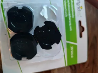 Protectores enchufe niños - Negro 