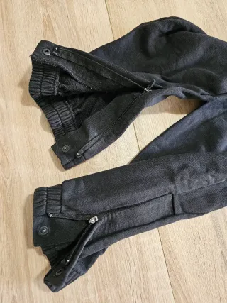 Pantaloni tuta uomo neri con logo