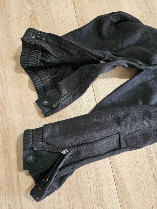 Pantaloni tuta uomo neri con logo