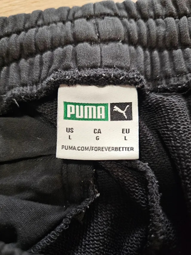 Pantaloni tuta uomo neri con logo