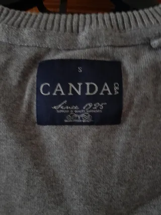 Jersey rayas hombre gris y rojo