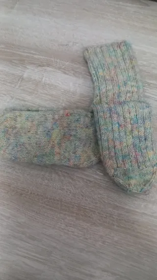 Calzini lana fatti a mano