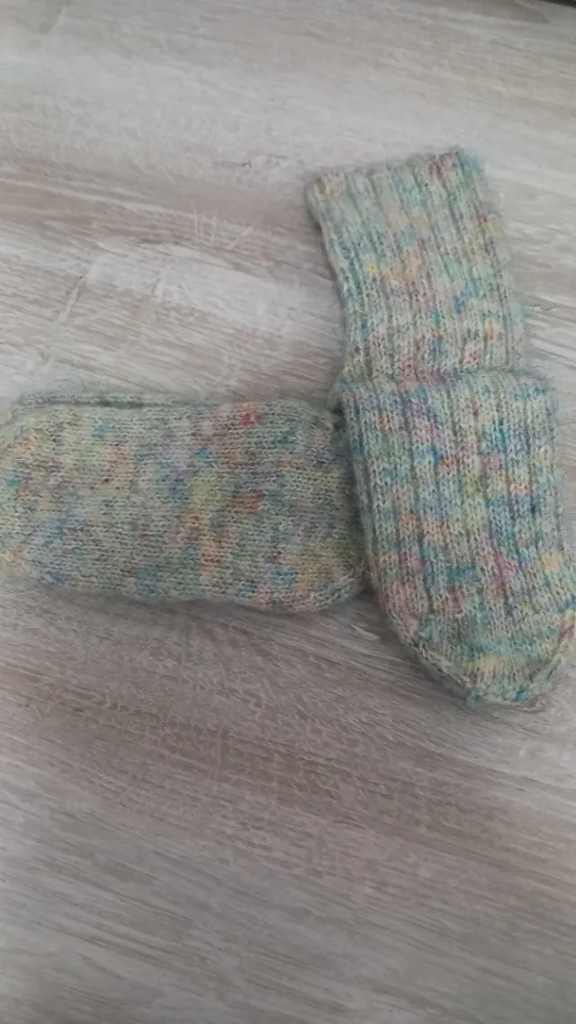 Calzini lana fatti a mano