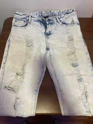 Jeans SCOUT uomo strappati effetto used
