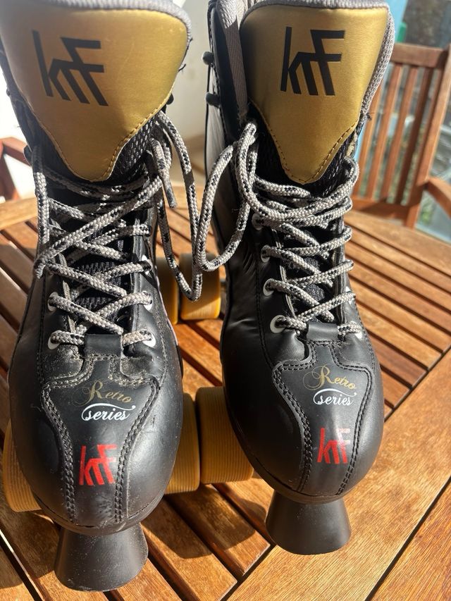 Patines de 4 ruedas hombre retro. talla 42