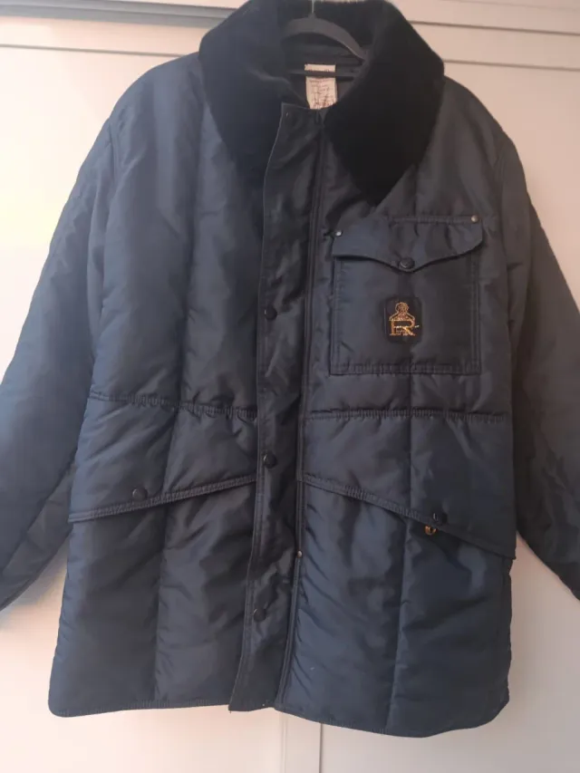 Chaqueta Refrigiwear Vintage 90s Talla M Negro