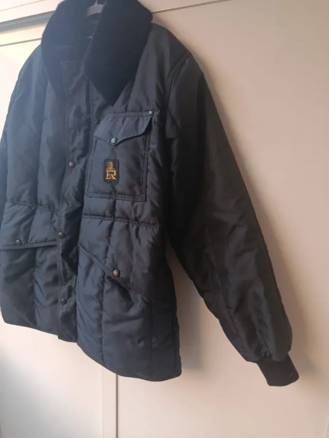 Chaqueta Refrigiwear Vintage 90s Talla M Negro