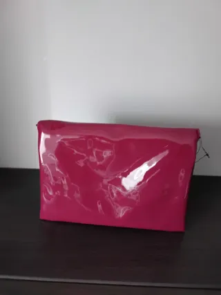 Bolso Cartera Parfois Rosa Charol Cadena