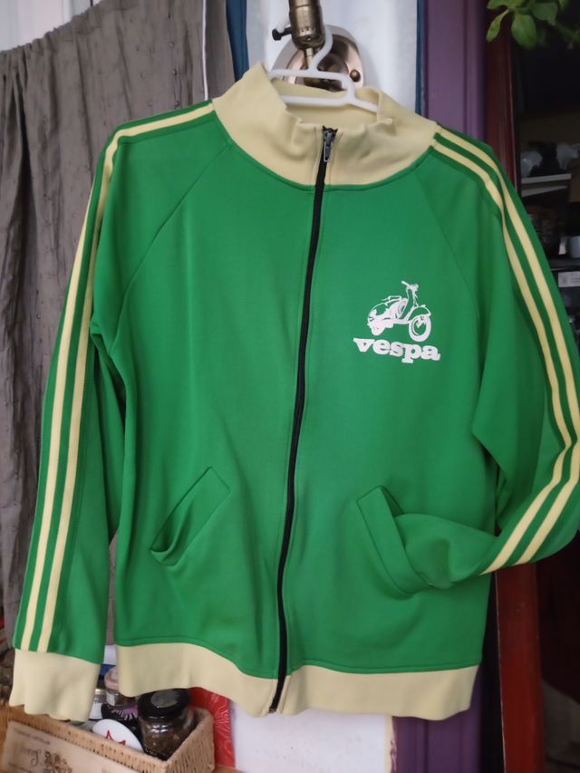 Sudadera Vespa Verde y Amarillo