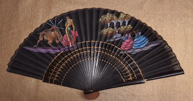 Abanico de mano pintado a mano