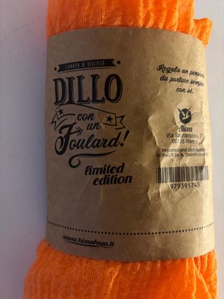 Foulard in canapa e viscosa