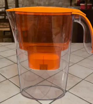 Caraffa filtrante Laica arancione trasparente