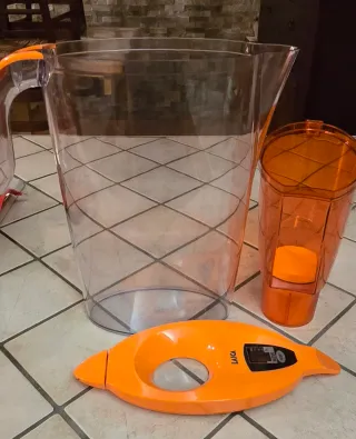 Caraffa filtrante Laica arancione trasparente