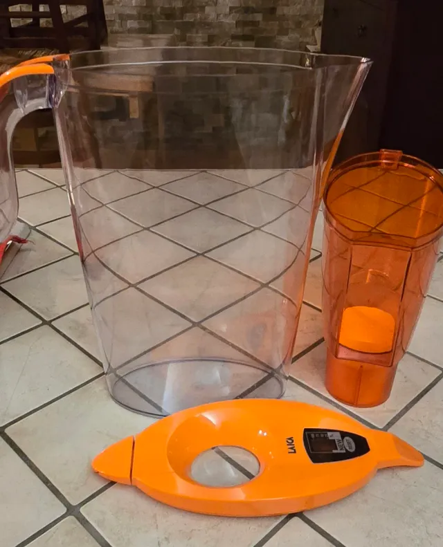 Caraffa filtrante Laica arancione trasparente