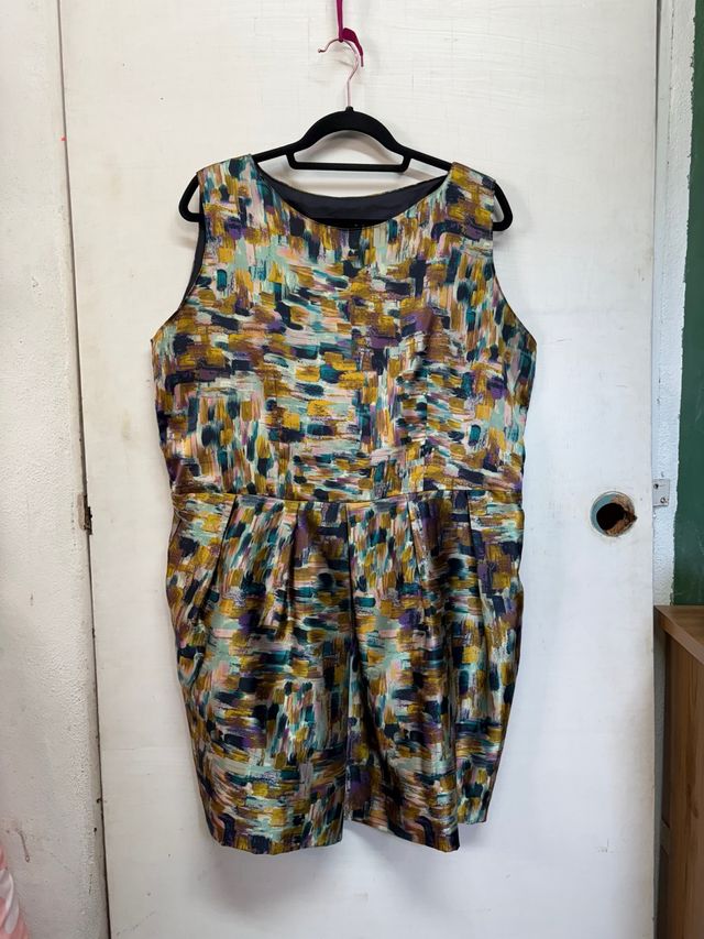 Vestido estampado multicolor