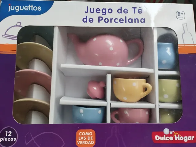 Juego de Té. Porcelana. Juguete