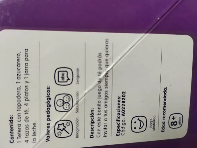 Juego de Té. Porcelana. Juguete