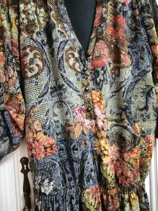 Vestido gasa Sfera estampado M