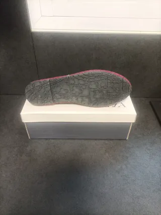 Manoletinas Cereza Gris/Rojo Talla 39 y 40