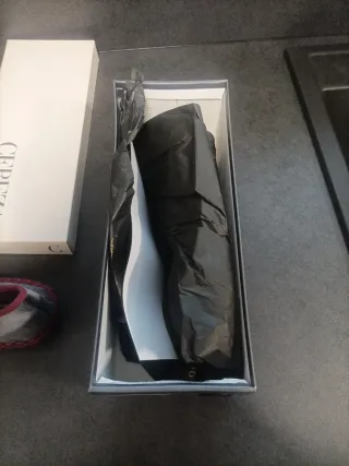 Manoletinas Cereza Gris/Rojo Talla 39 y 40