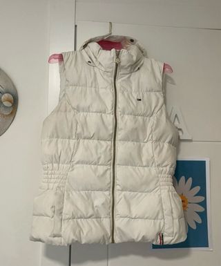 Chaleco Tommy Hilfiger Plumas Blanco