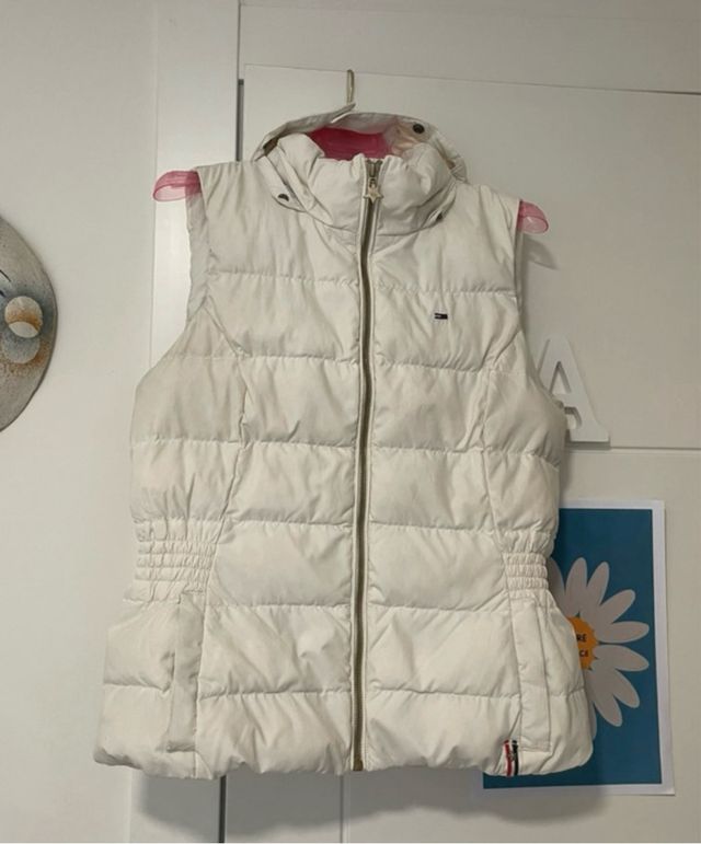 Chaleco Tommy Hilfiger Plumas Blanco