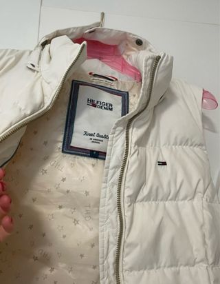Chaleco Tommy Hilfiger Plumas Blanco