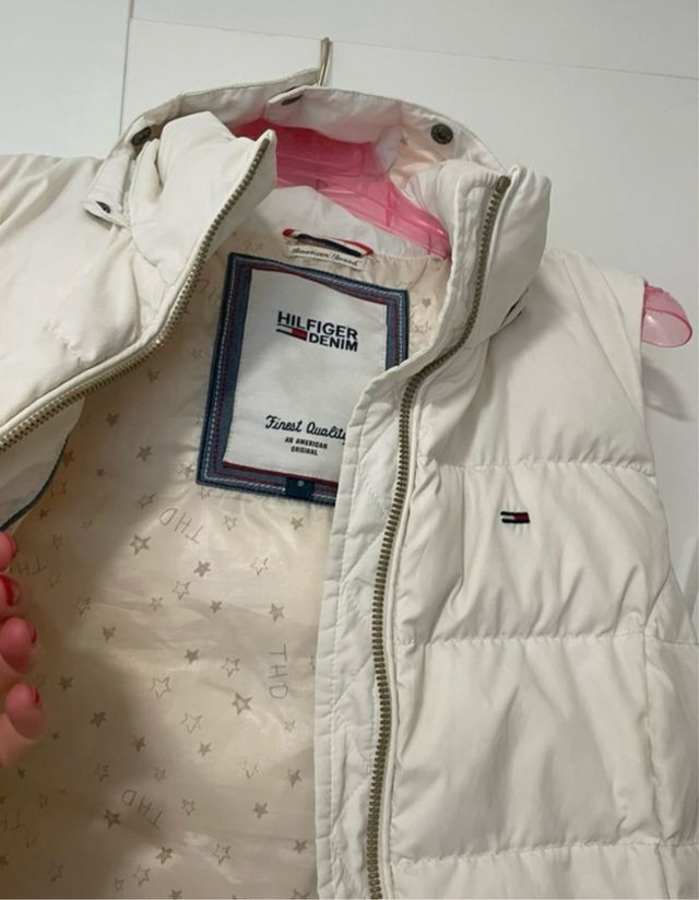 Chaleco Tommy Hilfiger Plumas Blanco
