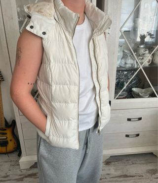 Chaleco Tommy Hilfiger Plumas Blanco