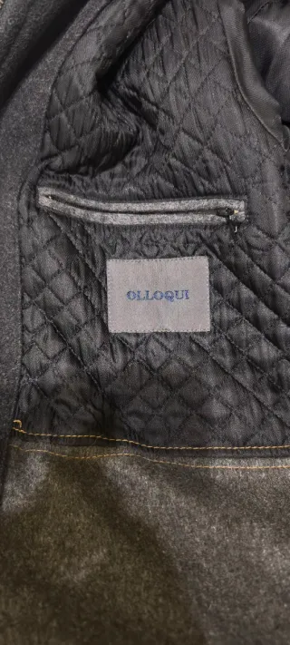 Abrigo Olloqui Negro Talla XL