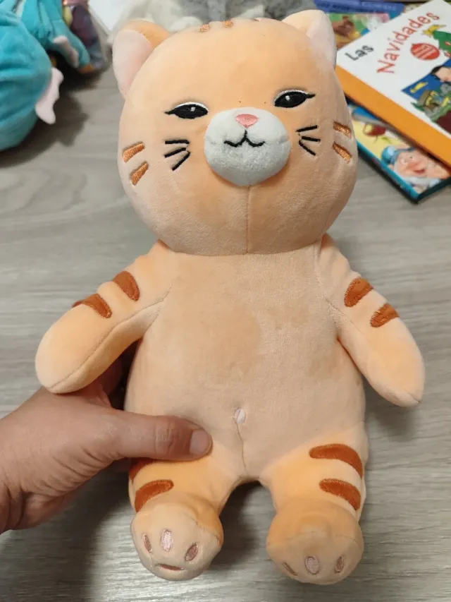 Peluche gattino arancione