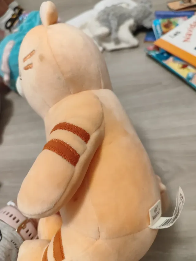 Peluche gattino arancione