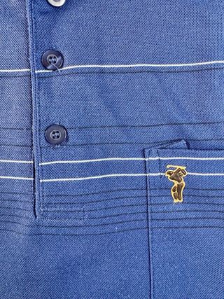 Polo Azul Talla XXL Moda Impresion Rayas