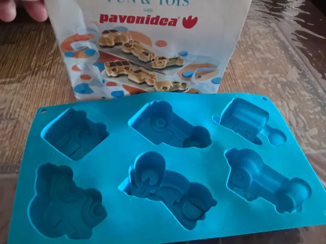 Stampo in Silicone Pavonidea Veicoli Blu