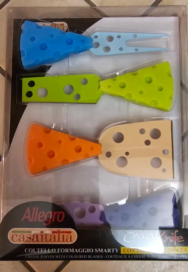 Set 4 coltelli formaggio Allegro