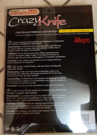 Set 4 coltelli formaggio Allegro