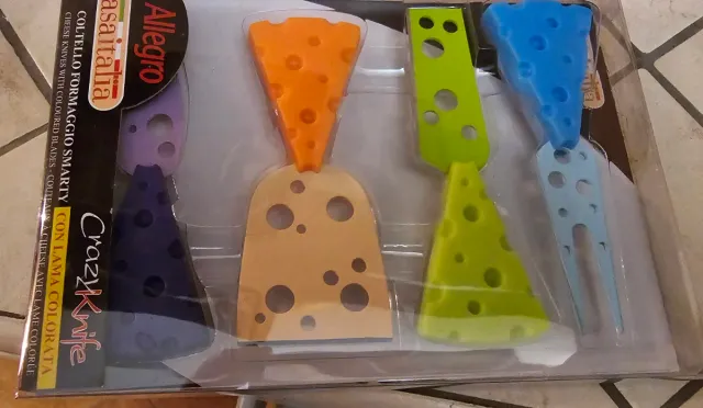 Set 4 coltelli formaggio Allegro