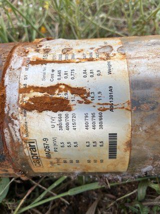 Bomba agua trifásica Caprari