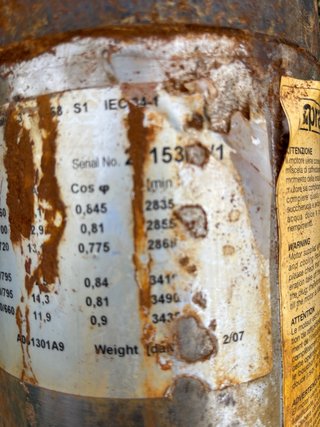 Bomba agua trifásica Caprari
