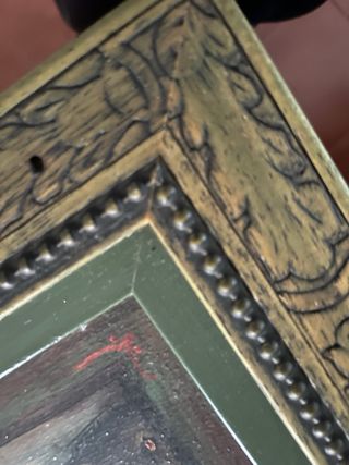 Espejo vertical decorativo con cuadro