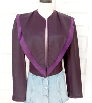 Giacchetta in pelle, vintage