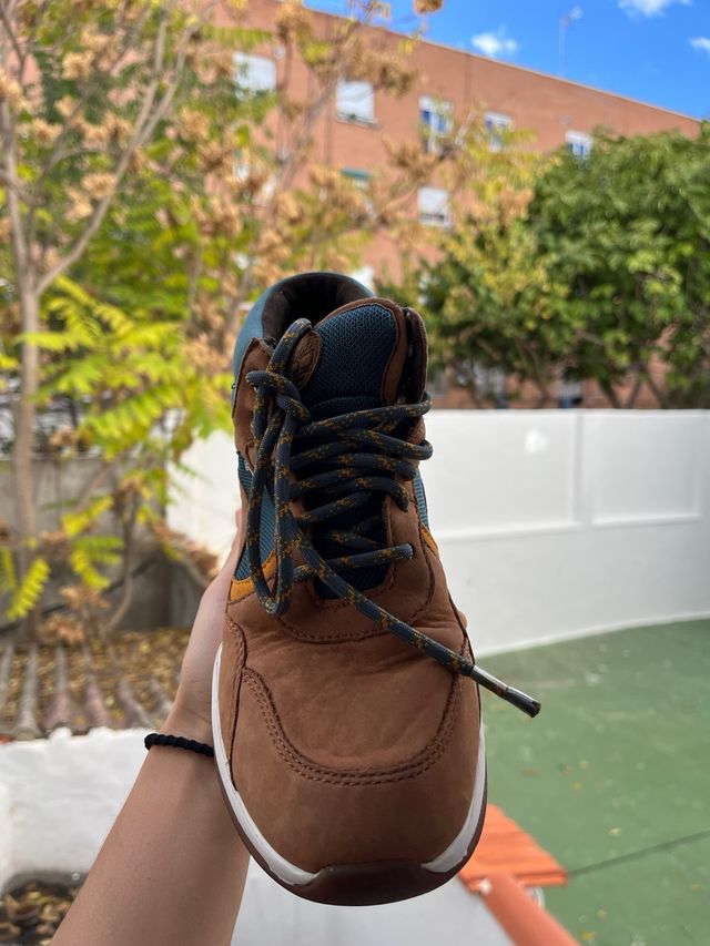 Botas Timberland Marrones y Turquesa