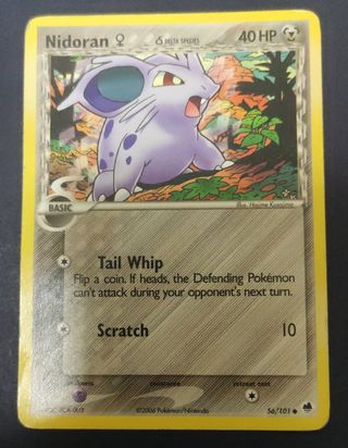 Pokemon Carta Nidoran ♀ Delta Species