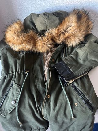 Abrigo Road Denim verde talla M