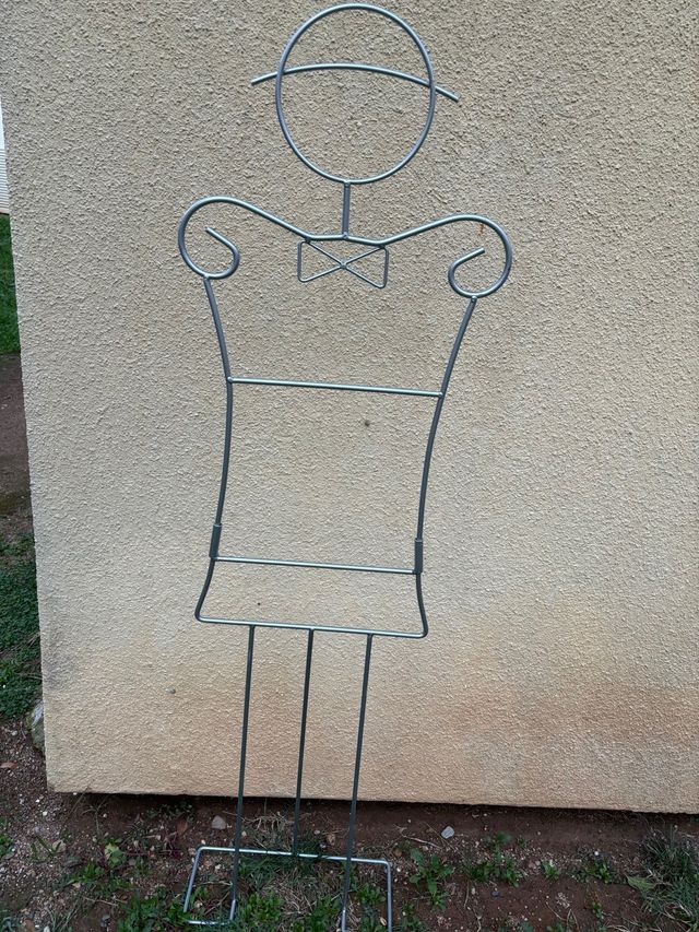 Figura decorativa de hierro para jardín